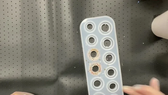 Let the resin dry for 24 hours.