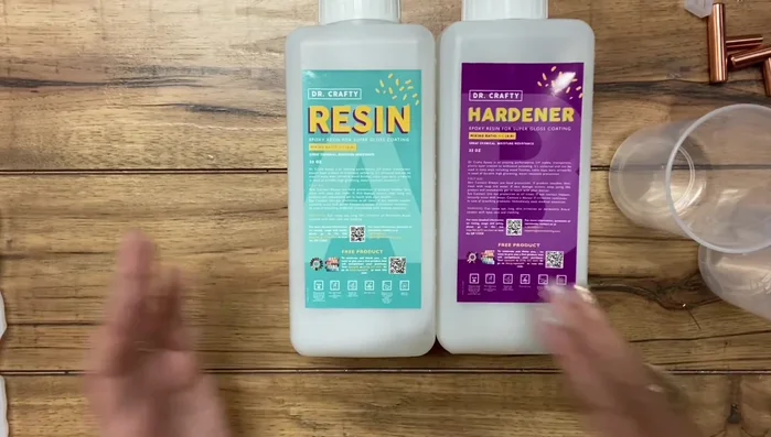 Add glitter to the resin mixture. (Consider putting glitter in the mold first for small molds)