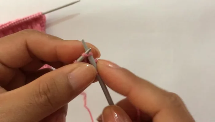 Row 3 (Right side): Knit the first stitch through the back loop. Then repeat this pattern: Knit 1, slip 1, knit 2.