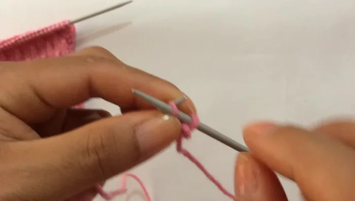 Row 4 (Wrong side): Slip the first stitch purlwise. Then repeat this pattern: Purl 1, slip 1 purlwise, purl 2.