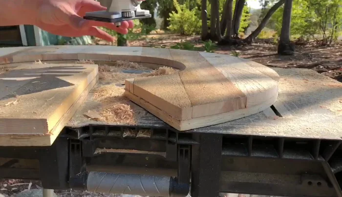 Roundover the edges: Use a quarter-inch roundover router bit to round the edges of the letter.