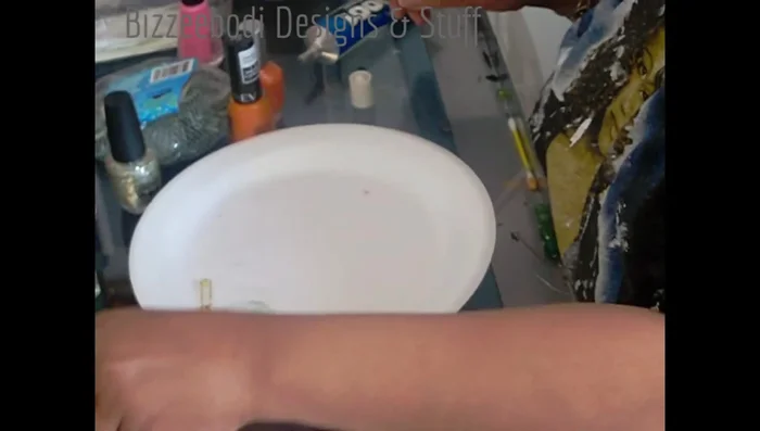 Let the adhesive dry completely overnight.