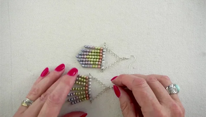 Repeat steps 4 & 5 for the second earring.