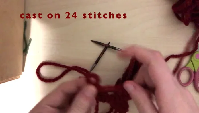 Knit in the round for 5 inches.