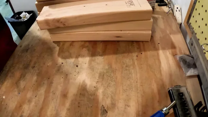 Sand the legs before attaching.