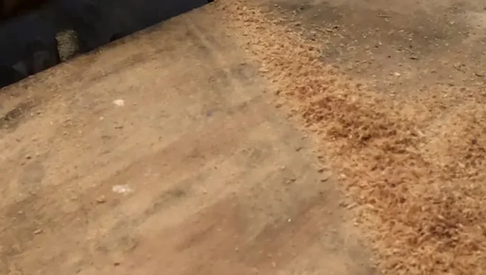 Sand the legs before attaching.