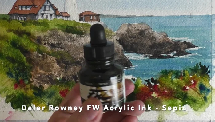 Scratch in more detail with the brush end and add Raw Sienna.