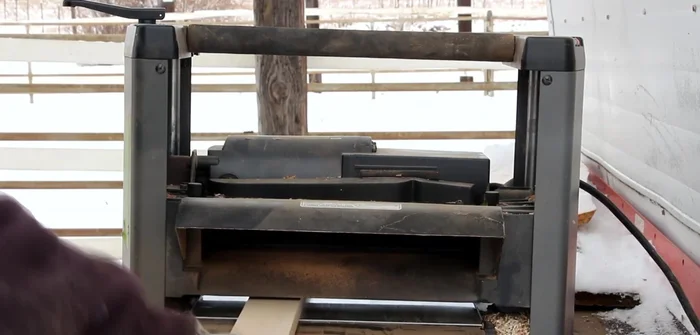 Resaw maple wood for thinner dividers.