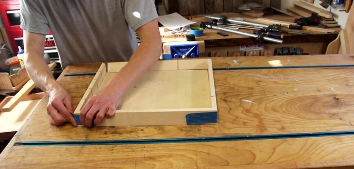 Dry-fit all pieces to ensure proper fit before gluing.