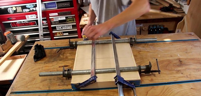 Dry-fit all pieces to ensure proper fit before gluing.