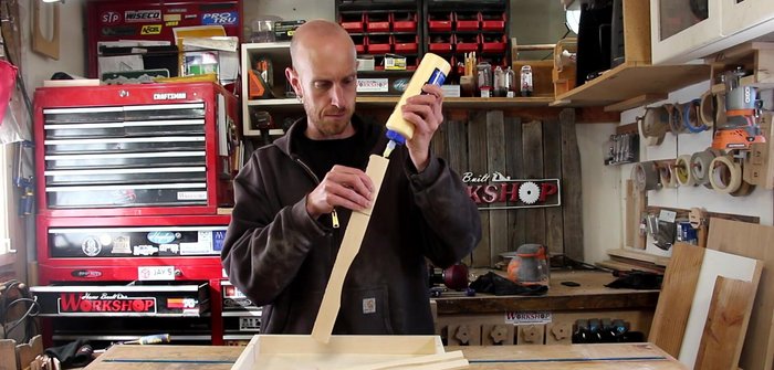 Glue the dividers into place, using minimal glue to avoid squeeze-out.