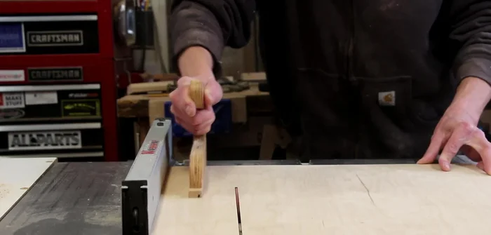 Resaw maple wood for thinner dividers.