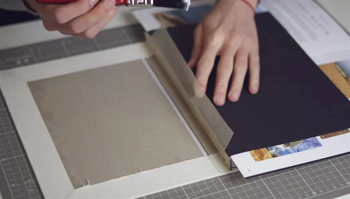 Finishing Touches: Create a pocket for memorabilia.