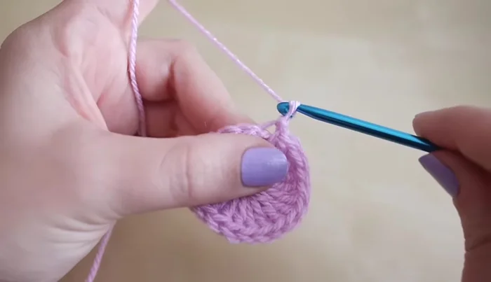 Join with a slip stitch to the top of the third chain from the beginning chain three.