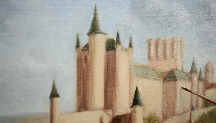 Add the windows of the castle.