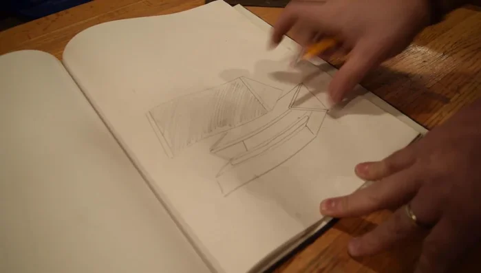 Prepare the Base: Cut the cherry wood block to the desired dimensions for the box base (8.5 inches initially, then adjusted).