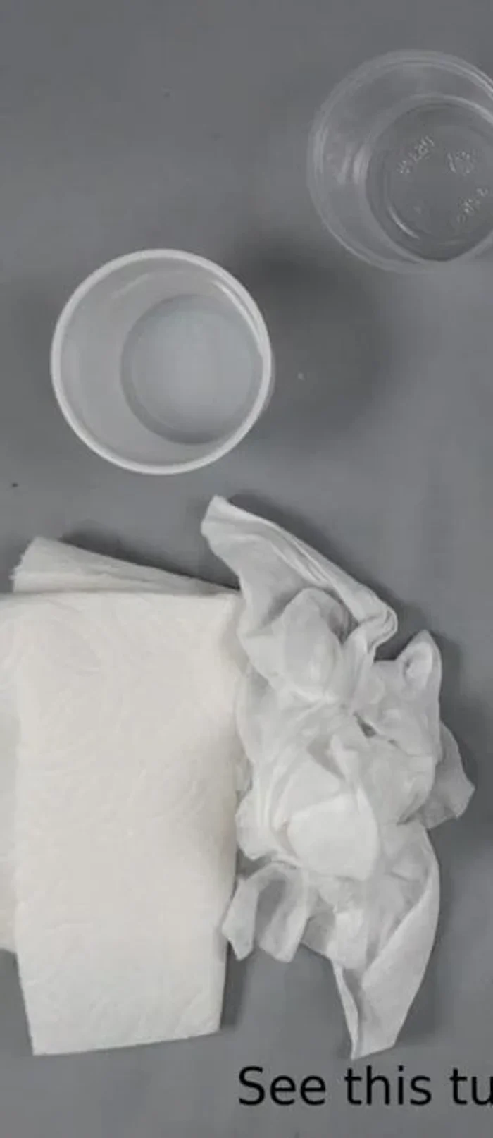 Mix your paints: Dilute acrylic paints with water to create a milky consistency. Avoid large paint clumps in your brush.