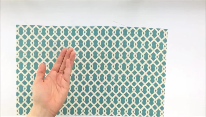 Sew around the edges, leaving a 4-5" gap for turning the cover inside out.