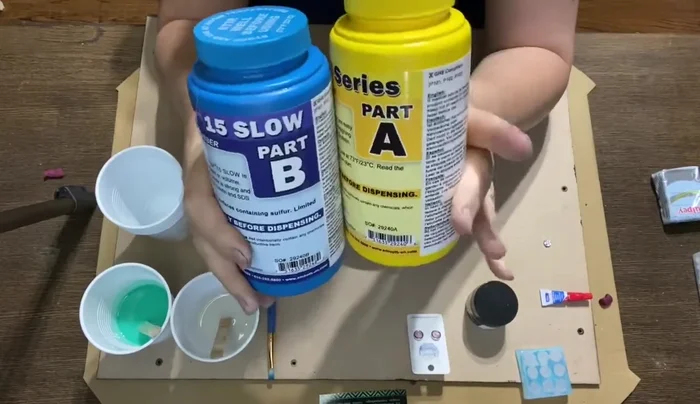 Allow the silicone mold to set for 24 hours. After curing, carefully remove the mold.