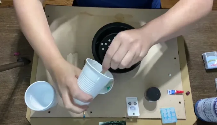 Allow the silicone mold to set for 24 hours. After curing, carefully remove the mold.