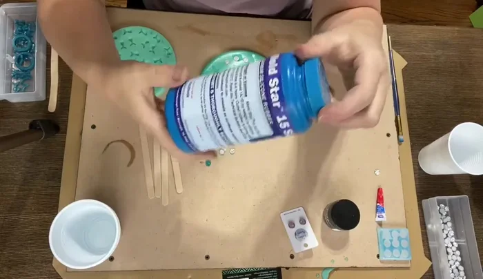 Allow the silicone mold to set for 24 hours. After curing, carefully remove the mold.