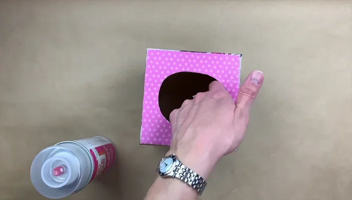 Apply two coats of a clear acrylic sealer (Mod Podge Super High Shine) outdoors, allowing 10 minutes of drying time between coats. 