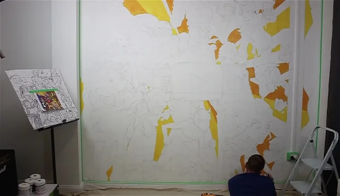 Paint from back to front: Apply at least two to three coats of paint for each tone, starting with the background and working towards the foreground. Remember that paint dries darker.