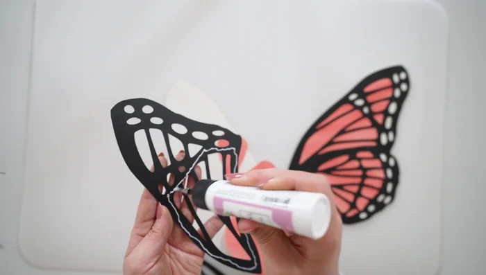 Repeat steps 8 and 9 for the other wing.