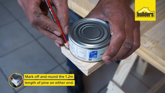 Sand down all the wooden pieces.