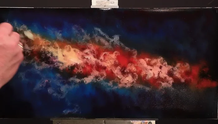 Add fine details: Use a fan brush to gently blend colors and soften edges.