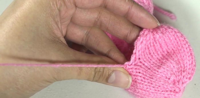 Use mattress stitch to join seams, working with the right side facing you for a neat finish. This is especially useful for joining the body and head pieces to avoid stuffing complications.