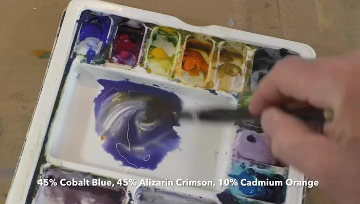 Light Reflection: Add a watery orange to the rocks to reflect light from the sky.