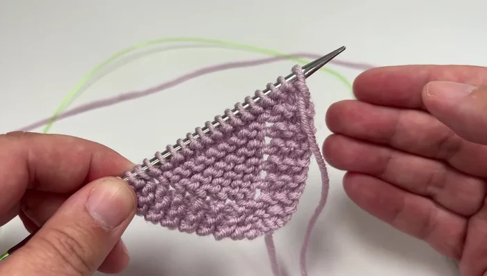 Repeat steps 4 and 5 until the desired width is reached. (For a rectangular blanket, continue to the next step; for a square blanket, proceed to step 9).