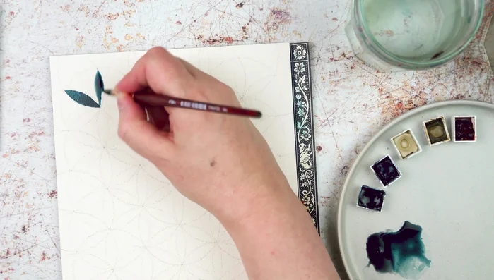 Go back to the pure colors in your pans occasionally to prevent muddiness.