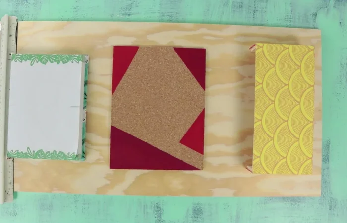 Thread twine through the holes and tie a knot.