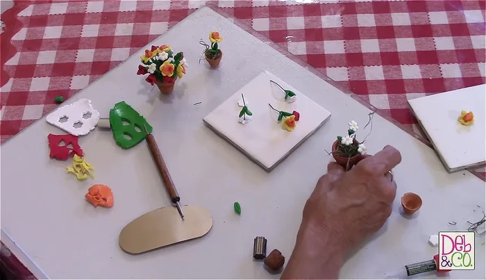 Bake the arrangement: Bake the entire arrangement for about 20 minutes at 275°F (135°C).