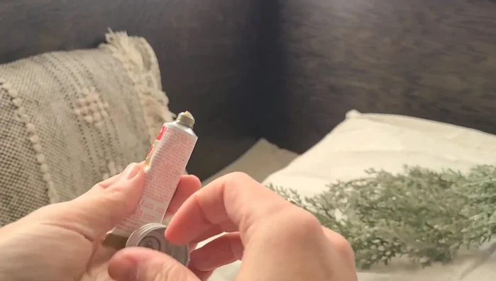 Attach ornament tops and add hangers using ribbon.