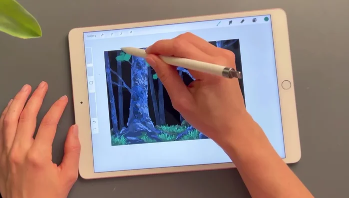 Add final details, lighting, and signature.