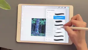 Procreate Digital Painting Tutorial: Mastering Atmospheric Perspective in Landscape Art