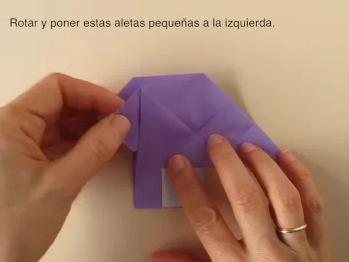 Repeat on the other side. Fold to align edges and collapse.