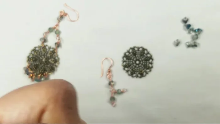 Repeat steps 3-6 to create the second earring.