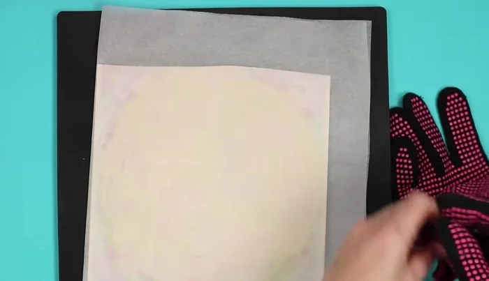 Remove and peel: Once cool, carefully peel back the protective paper and sublimation print to reveal your design.