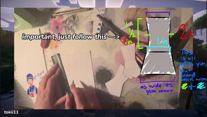 Color all body parts before assembling. This simplifies the process.