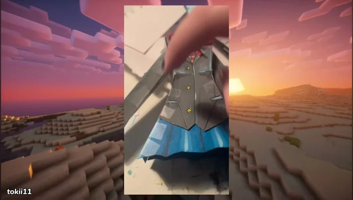 Create the legs (detailed instructions are not explicitly provided in the transcript but implied to be shown visually in the video).