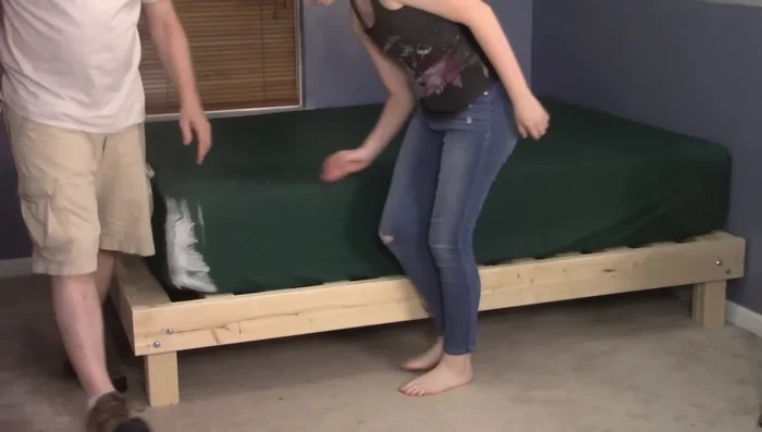 Place the mattress and enjoy your new bed frame!