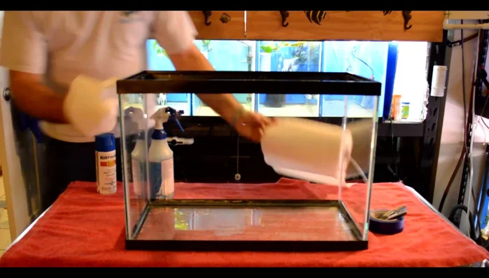 Mask off the areas you don't want to paint using painter's tape.