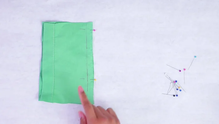 Remove clips one by one as you sew to prevent fabric shifting.