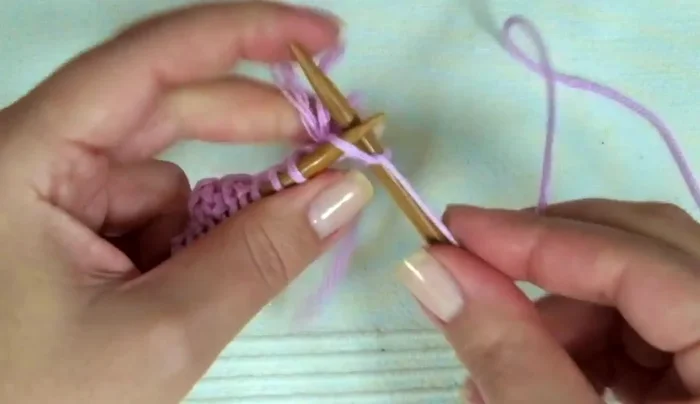 Third row: Same as the first row (*knit 1, purl 1*).