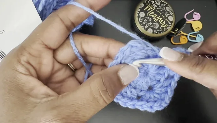 Join each round with a half double crochet to create a neat and stable connection, avoiding the use of a slip stitch which might result in curling.