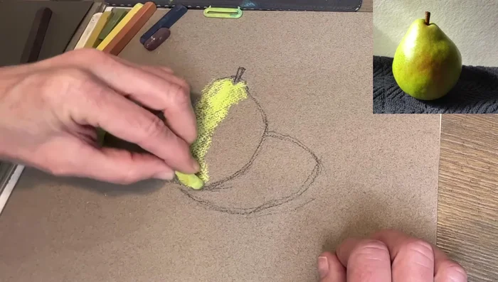 Introduce a warmer green to the areas transitioning to shadow.